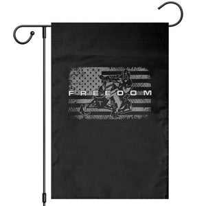 American Flag Snowmobile Freedom Winter Sport Garden Flag TS11 Black Print Your Wear