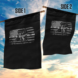 American Flag Snowmobile Freedom Winter Sport Garden Flag TS11 Print Your Wear