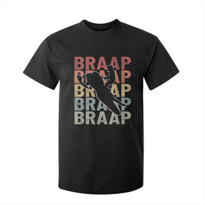 Snowmobile Braaap T Shirt For Kid Retro Snowcross Snow Sled Winter Sport TS11 Black Print Your Wear