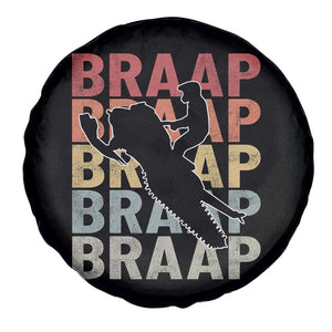 Snowmobile Braaap Spare Tire Cover Retro Snowcross Snow Sled Winter Sport TS11 Print Your Wear