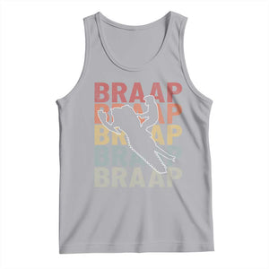 Snowmobile Braaap Tank Top Retro Snowcross Snow Sled Winter Sport TS11 Athletic Heather Print Your Wear
