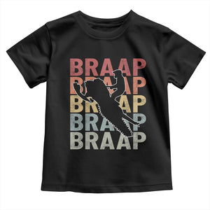 Snowmobile Braaap Toddler T Shirt Retro Snowcross Snow Sled Winter Sport TS11 Black Print Your Wear