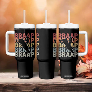 Snowmobile Braaap Tumbler With Handle Retro Snowcross Snow Sled Winter Sport TS11 Print Your Wear