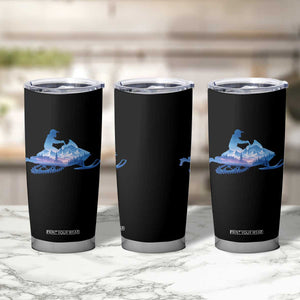 Snowmobile Snow Mountain Forest Snowmobiling Winter Sport Tumbler Cup TS11 Print Your Wear