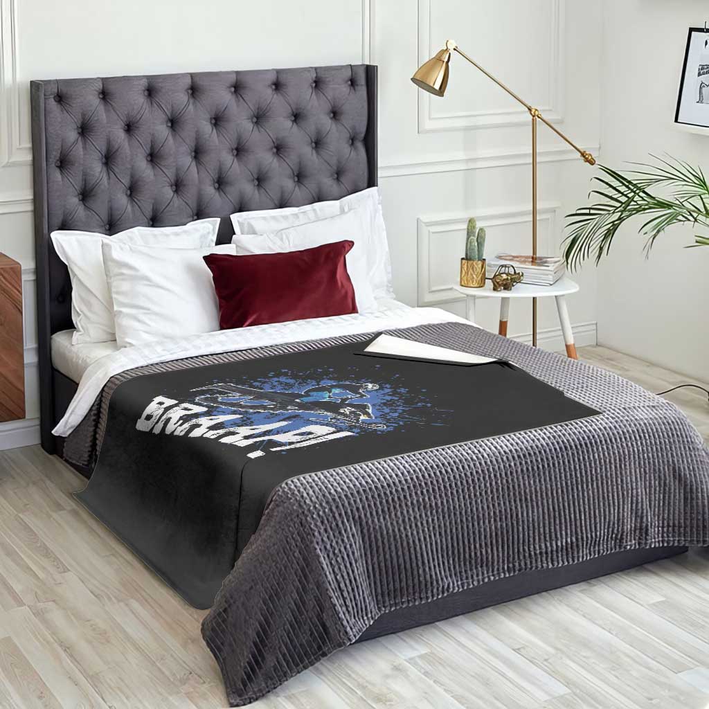 Snowmobile Braaap Throw Blanket Snowcross Snow Sled Extreme Outdoor Winter Sports TS11 Print Your Wear
