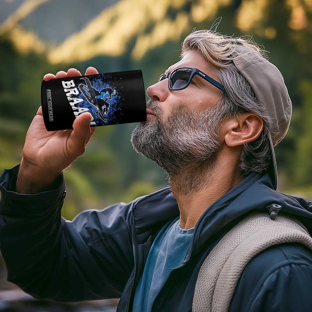 Snowmobile Braaap 4 in 1 Can Cooler Tumbler Snowcross Snow Sled Extreme Outdoor Winter Sports TS11 Print Your Wear