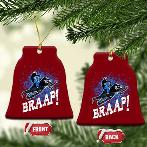 Snowmobile Braaap Ceramic Ornament Snowcross Snow Sled Extreme Outdoor Winter Sports TS11 Print Your Wear