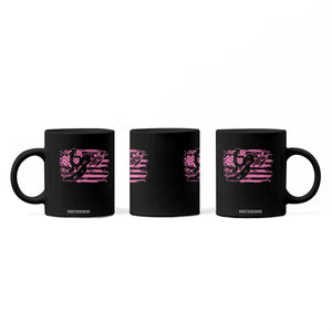 Snowmobile Snowcross Girls Pink American Flag Coffee Mug TS11 Print Your Wear