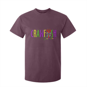 Funny Mardi Gras Cajun Crawfish Season T Shirt For Kid TS11 Maroon Print Your Wear