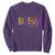 Funny Mardi Gras Cajun Crawfish Season Sweatshirt TS11 Purple Print Your Wear