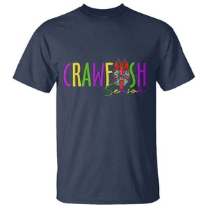 Funny Mardi Gras Cajun Crawfish Season T Shirt TS11 Navy Print Your Wear