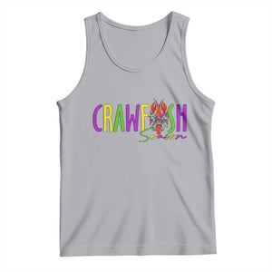 Funny Mardi Gras Cajun Crawfish Season Tank Top TS11 Athletic Heather Print Your Wear