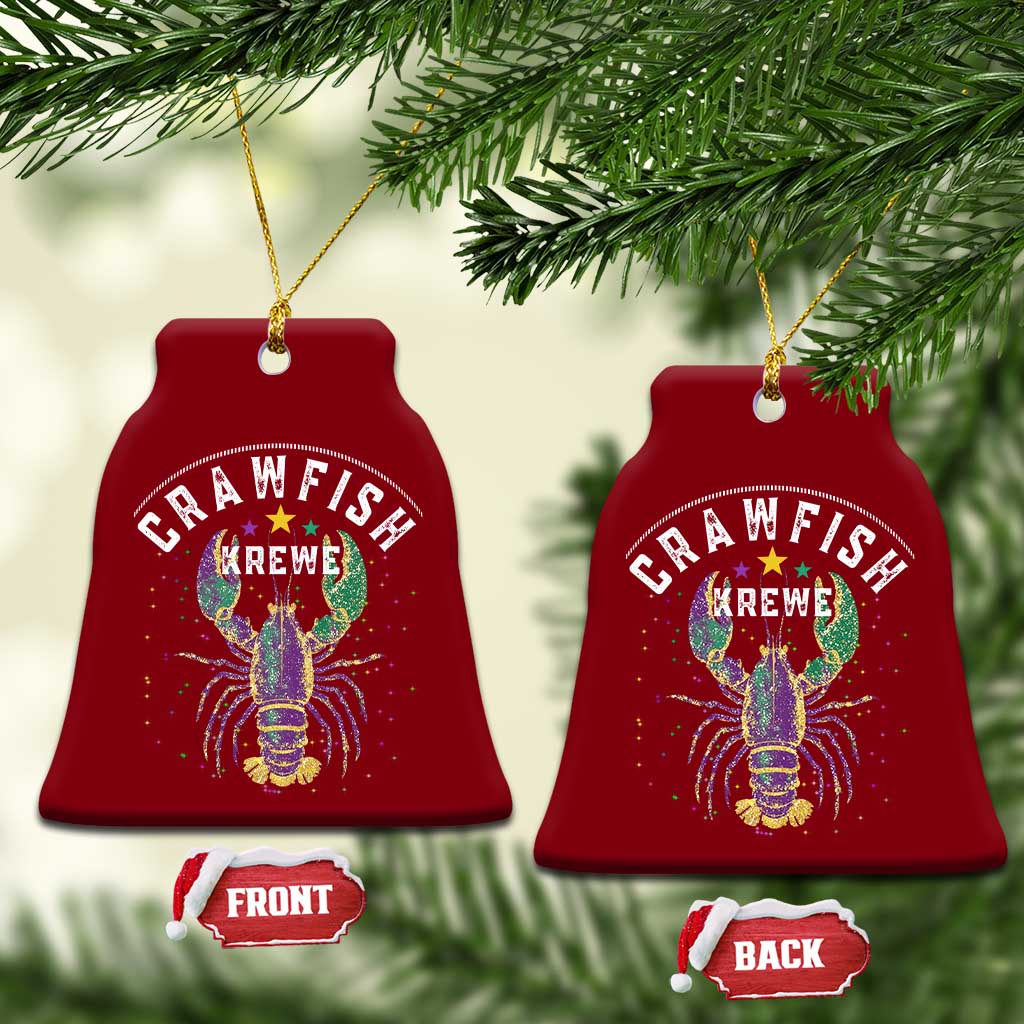Funny Cajun Crawfish Boil Mardi Gras Ceramic Ornament Crawfish Krewe TS11 Print Your Wear