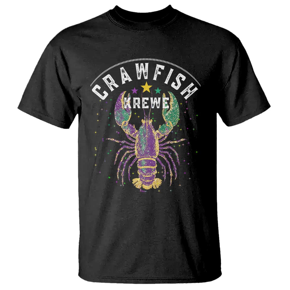 Funny Cajun Crawfish Boil Mardi Gras T Shirt Crawfish Krewe TS11 Black Print Your Wear