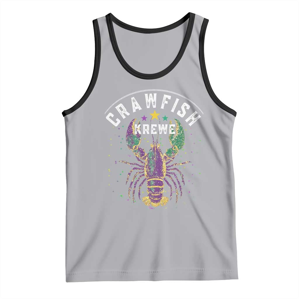 Funny Cajun Crawfish Boil Mardi Gras Tank Top Crawfish Krewe TS11 Athletic Heather Black Print Your Wear