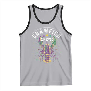 Funny Cajun Crawfish Boil Mardi Gras Tank Top Crawfish Krewe TS11 Athletic Heather Black Print Your Wear