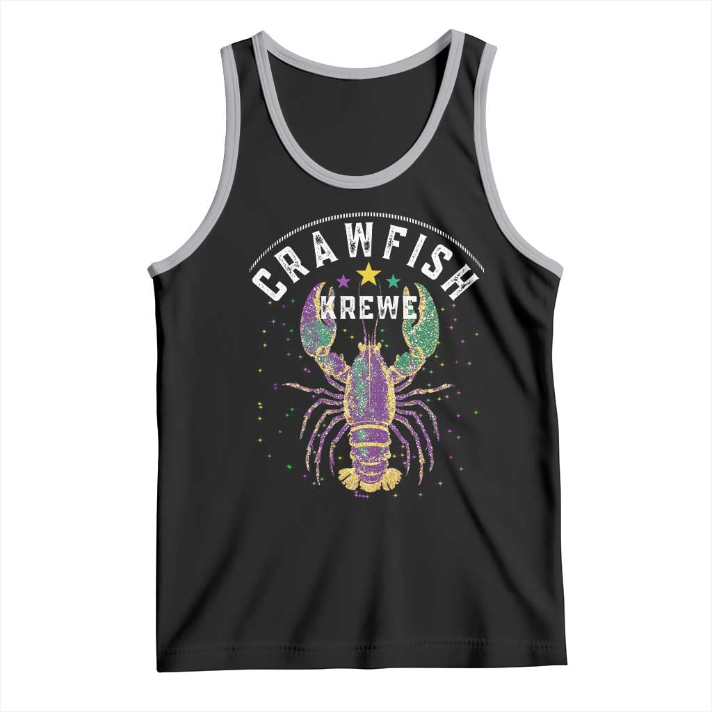 Funny Cajun Crawfish Boil Mardi Gras Tank Top Crawfish Krewe TS11 Black Athletic Heather Print Your Wear