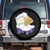 Funny Mardi Gras Spare Tire Cover Rollin' With My Krewe Marching Boots Carnival Party TS11 No hole Black Print Your Wear