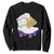 Funny Mardi Gras Sweatshirt Rollin' With My Krewe Marching Boots Carnival Party TS11 Black Print Your Wear