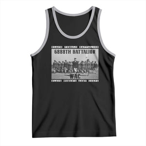 6888th Battalion Tank Top Black Female Battalion WAC Women's Army Corps Black History Month TS11 Black Athletic Heather Print Your Wear