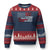 Funny It's Weird Being The Same Age As Old People Ugly Christmas Sweater Vintage American Flag - Print Your Wear