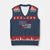 Funny It's Weird Being The Same Age As Old People V-Neck Knit Sweater Vest Vintage American Flag - Print Your Wear