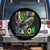 Funny Cajun Crawfish Boil Mardi Gras Spare Tire Cover Crawfish Season Fleur De Lis TS11 No hole Black Print Your Wear