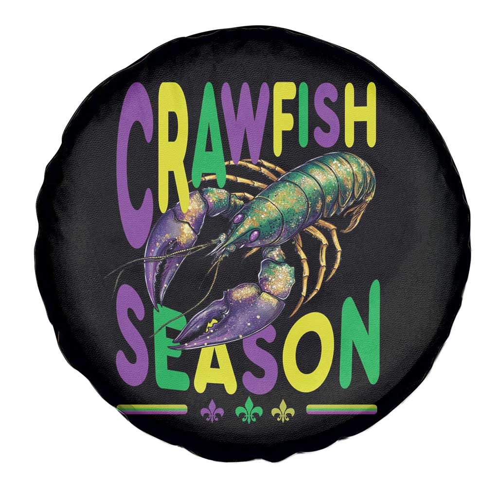 Funny Cajun Crawfish Boil Mardi Gras Spare Tire Cover Crawfish Season Fleur De Lis TS11 Print Your Wear