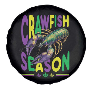 Funny Cajun Crawfish Boil Mardi Gras Spare Tire Cover Crawfish Season Fleur De Lis TS11 Print Your Wear