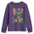 Funny Cajun Crawfish Boil Mardi Gras Youth Sweatshirt Crawfish Season Fleur De Lis TS11 Purple Print Your Wear