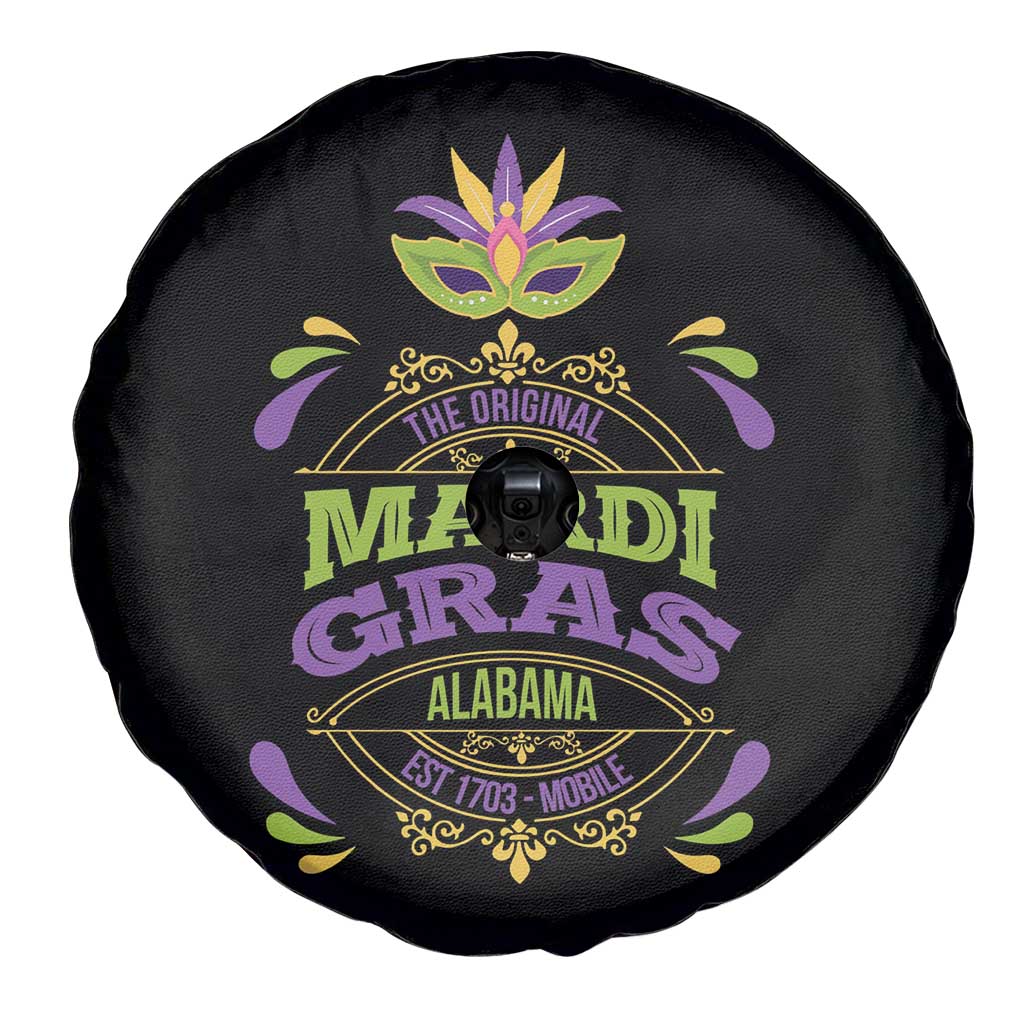 Funny The Original Mardi Gras Mobile Alabama Est 1703 Spare Tire Cover TS11 Print Your Wear