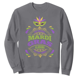 Funny The Original Mardi Gras Mobile Alabama Est 1703 Sweatshirt TS11 Charcoal Print Your Wear