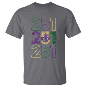 Funny Mobile Mardi Gras 251 T Shirt Glitter Print Area Code TS11 Charcoal Print Your Wear