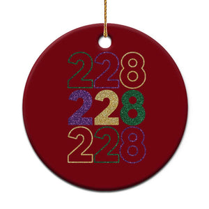 Funny The Coast Mardi Gras 228 Ceramic Ornament Glitter Print Area Code TS11 1pc Red Print Your Wear