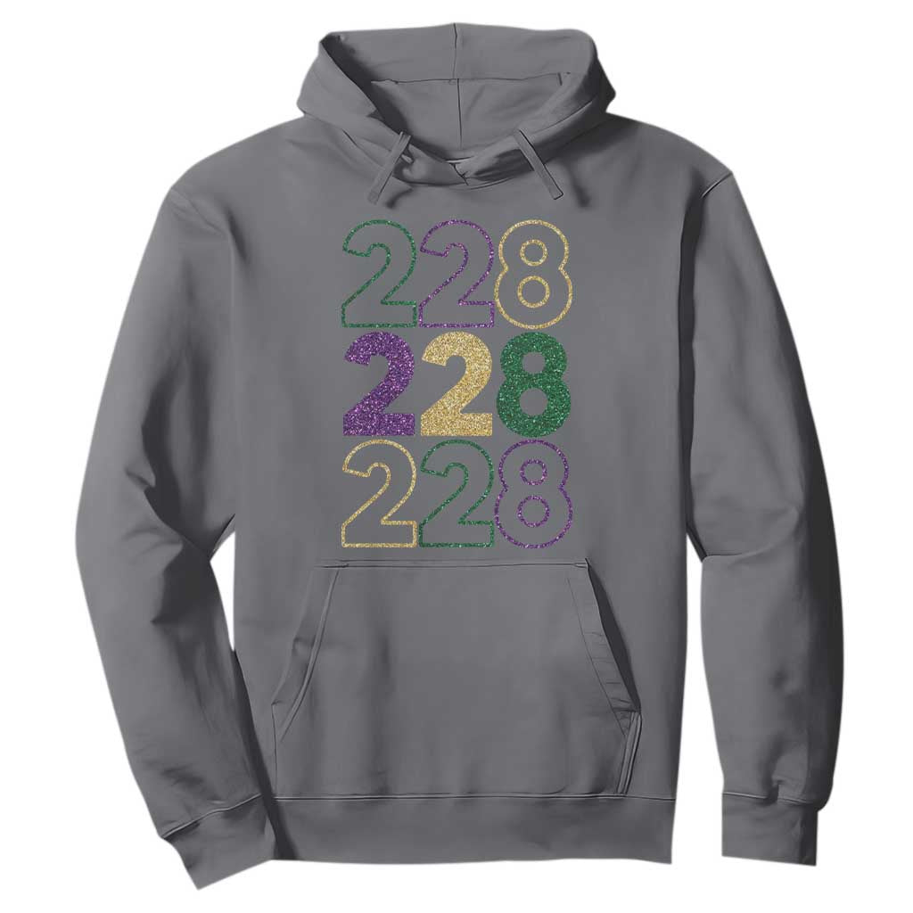 Funny The Coast Mardi Gras 228 Hoodie Glitter Print Area Code TS11 Charcoal Print Your Wear