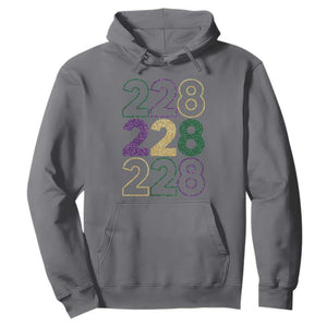 Funny The Coast Mardi Gras 228 Hoodie Glitter Print Area Code TS11 Charcoal Print Your Wear