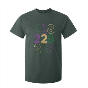 Funny The Coast Mardi Gras 228 T Shirt For Kid Glitter Print Area Code TS11 Dark Forest Green Print Your Wear