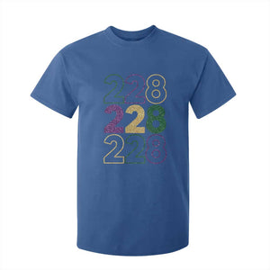 Funny The Coast Mardi Gras 228 T Shirt For Kid Glitter Print Area Code TS11 Royal Blue Print Your Wear