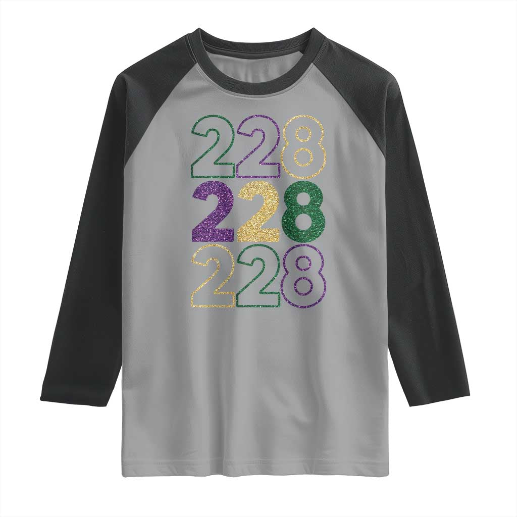 Funny The Coast Mardi Gras 228 Raglan Shirt Glitter Print Area Code TS11 Sport Gray Black Print Your Wear