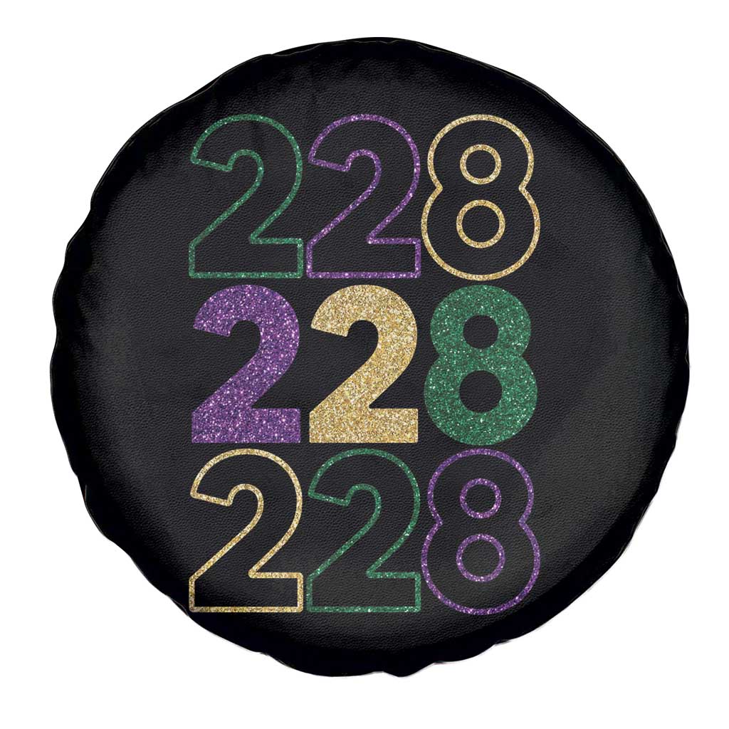 Funny The Coast Mardi Gras 228 Spare Tire Cover Glitter Print Area Code TS11 Print Your Wear
