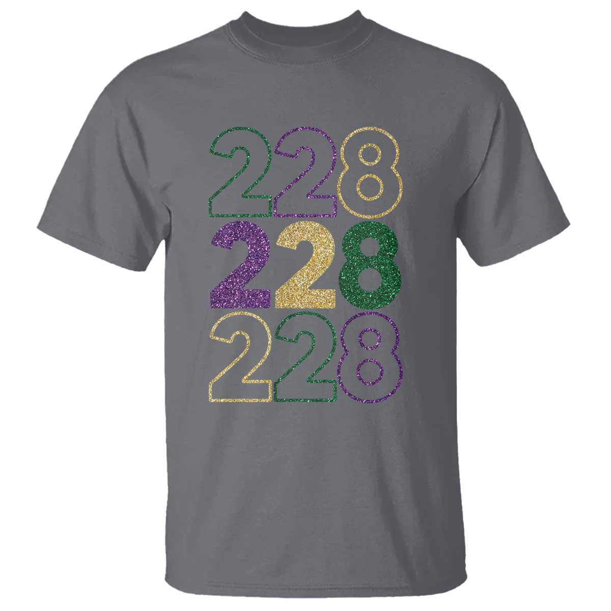 Funny The Coast Mardi Gras 228 T Shirt Glitter Print Area Code TS11 Charcoal Print Your Wear