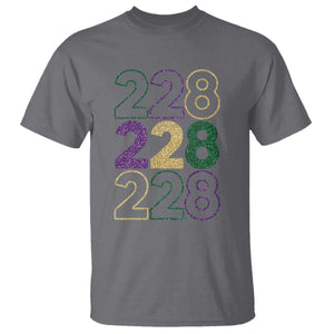 Funny The Coast Mardi Gras 228 T Shirt Glitter Print Area Code TS11 Charcoal Print Your Wear