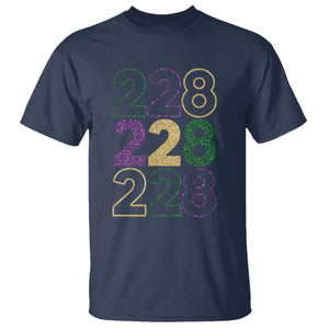 Funny The Coast Mardi Gras 228 T Shirt Glitter Print Area Code TS11 Navy Print Your Wear