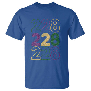 Funny The Coast Mardi Gras 228 T Shirt Glitter Print Area Code TS11 Royal Blue Print Your Wear
