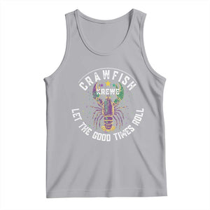 Crawfish Krewe Let The Good Times Roll Tank Top Funny Mardi Gras TS11 Athletic Heather Print Your Wear