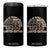60th Birthday 4 in 1 Can Cooler Tumbler Vintage 1966 Limited Edition 60 Years Of Being Awesome American Flag TS11 One Size: 16 oz Black Print Your Wear