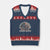 60th Birthday V-Neck Knit Sweater Vest Vintage 1966 Limited Edition 60 Years Of Being Awesome American Flag - Print Your Wear