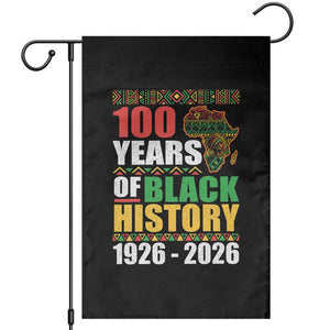 100 Years Of Black History 1926 2026 Centennial Garden Flag Africa Map TS11 Black Print Your Wear