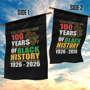 100 Years Of Black History 1926 2026 Centennial Garden Flag Africa Map TS11 Print Your Wear