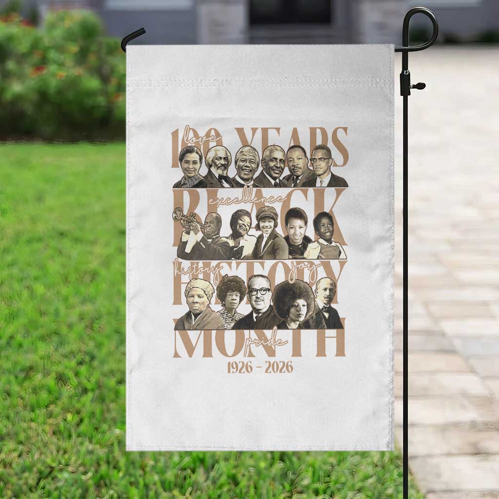 100 Years Of Black History Month Garden Flag African American Historical Figures TS11 Print Your Wear
